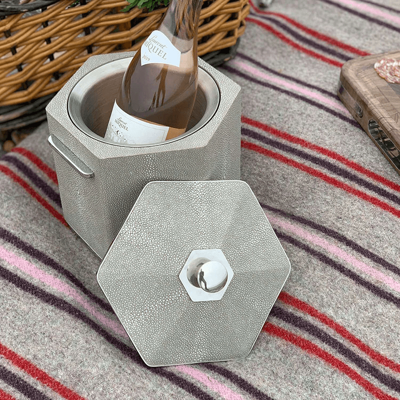 Ice Bucket, Barley Shagreen