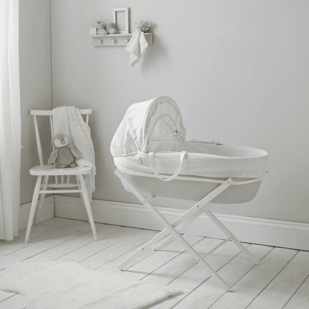 Moses Basket, Classic, Cool Grey, 90 x 48cm