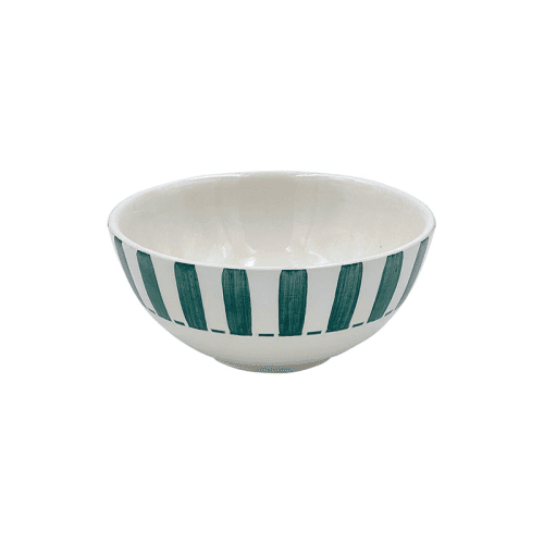 Image showing the Stripes Bowl, D14cm, Green product.