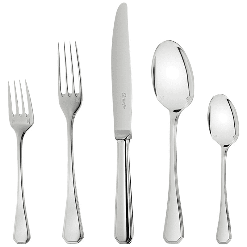 America 36 Piece Cutlery Set, Silver Plated