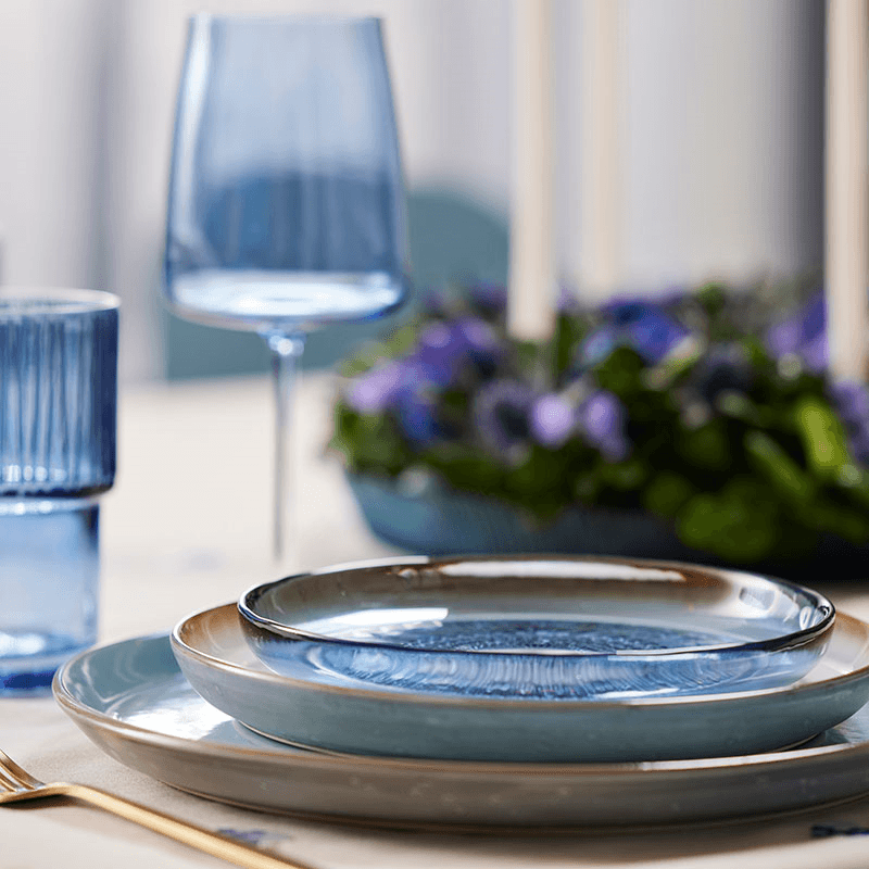 Kusintha Plate, D18cm, Blue