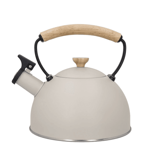 Image showing the Whistling Kettle Wood Handle, 2.5L, Latte product.