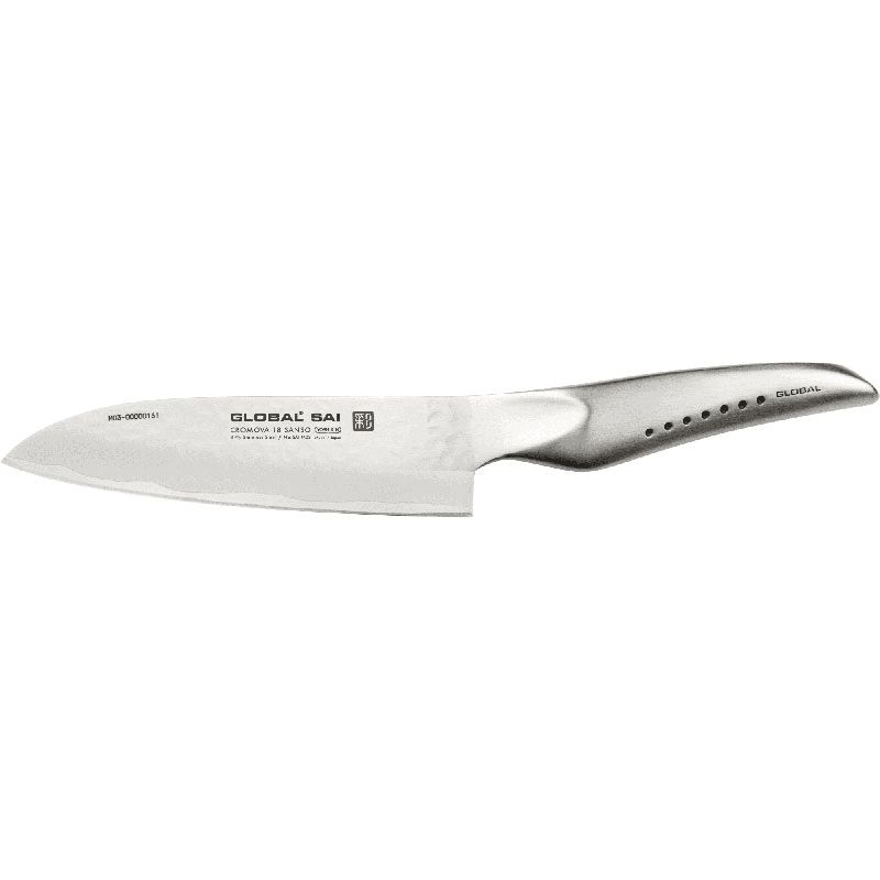 Sai Bread Knife, 17cm, Silver