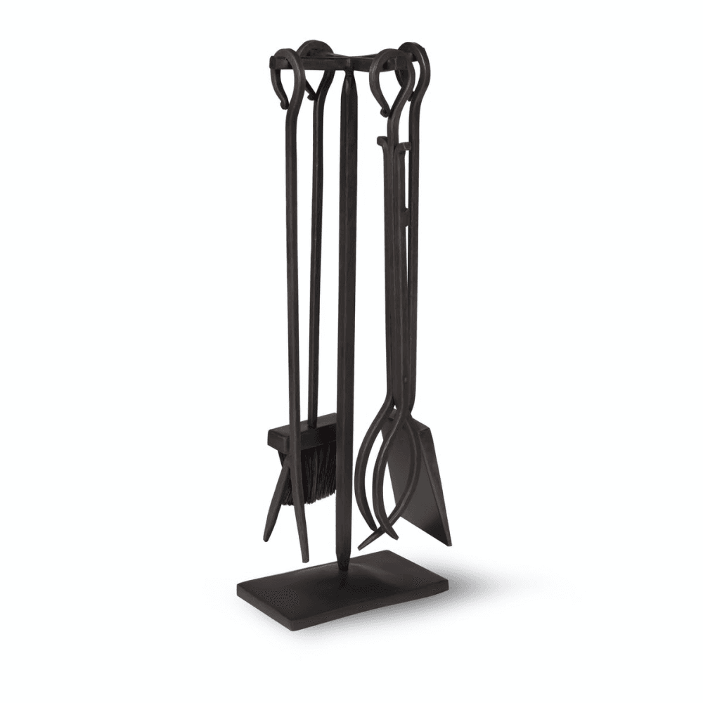 Classic Set of 4 Fireside Tools, 71 x 24 x 21cm, Antique Bronze