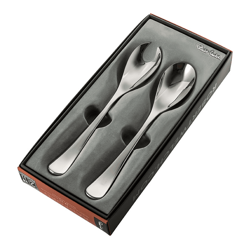Radford Bright Salad Servers, Stainless Steel