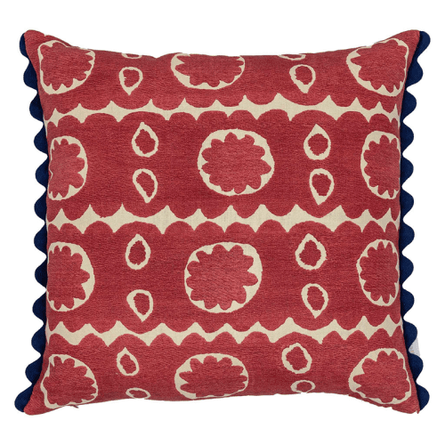 Image showing the Osborne Cushion, 57 x 57cm, Red product.