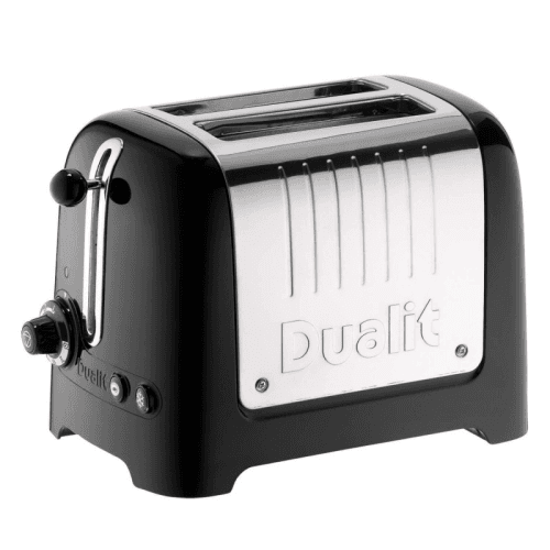 Image showing the Lite 2 slot toaster, Black product.