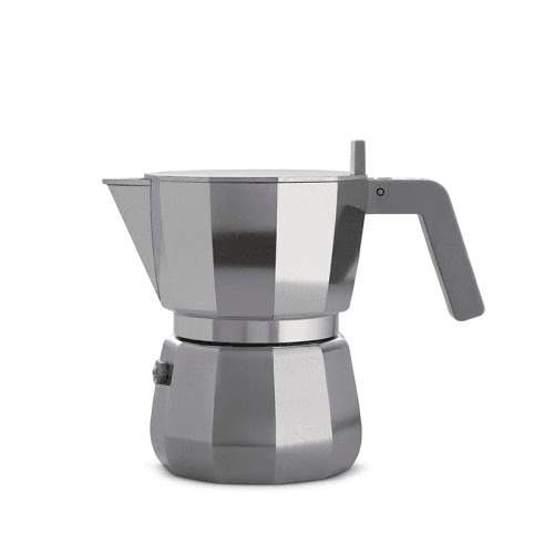 Image showing the Moka 3 Cup Espresso Maker, H15.5cm, Silver product.