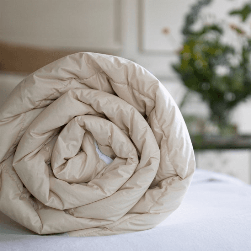 All Season Organic Wool Duvet  7.5 Tog, King, Ecru