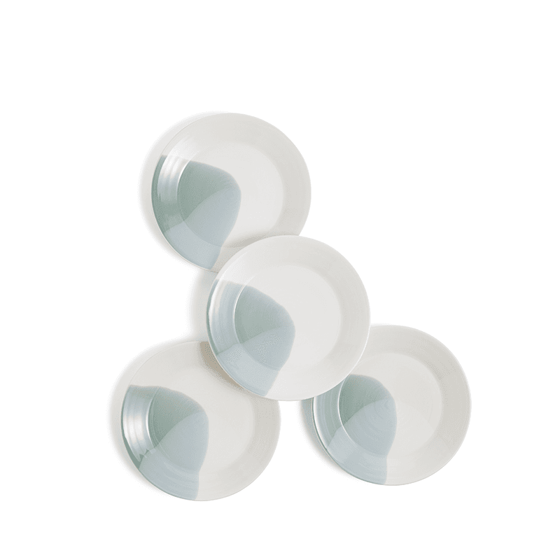 Signature 1815 Set of 4 Plates, D24cm, Green