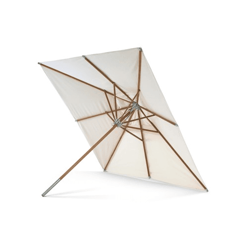 Image showing the Atlantis Square parasol, Dia330 x H277cm, White product.
