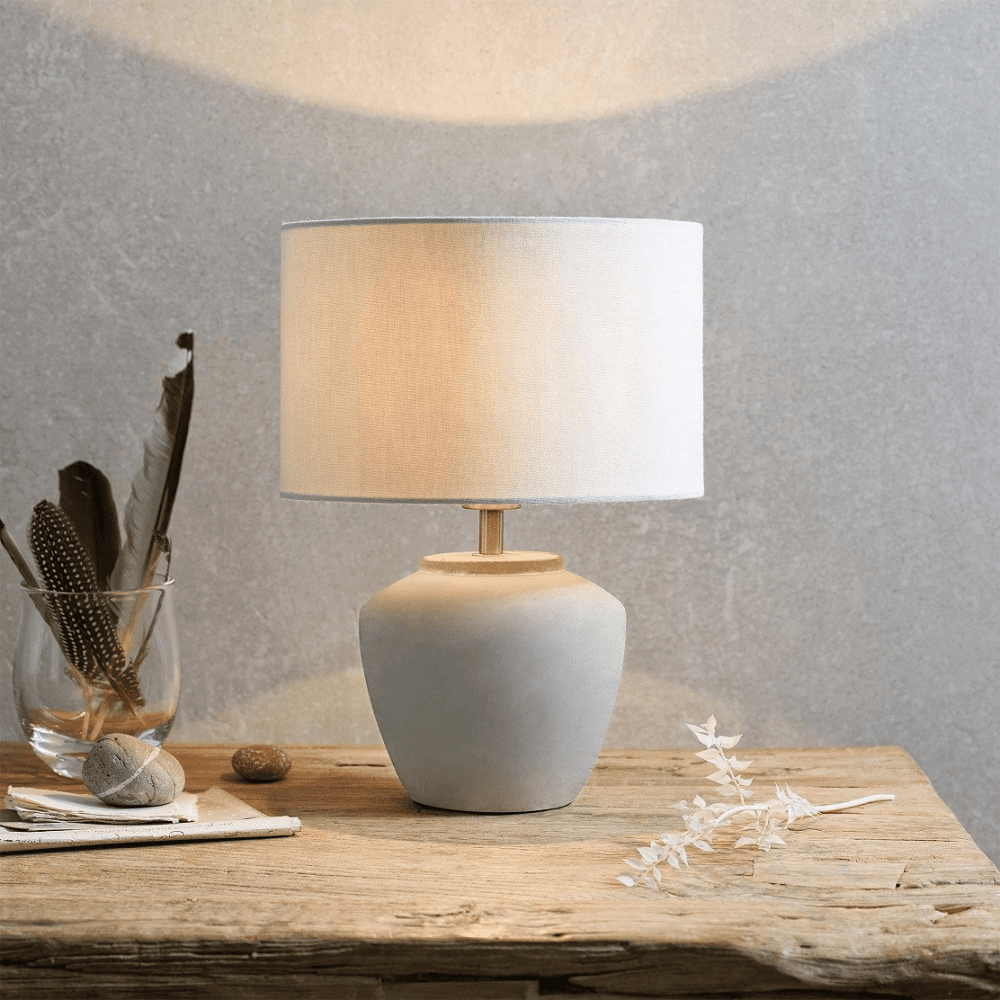 Southwold Mini Table Lamp, H38 x W28cm, Stone