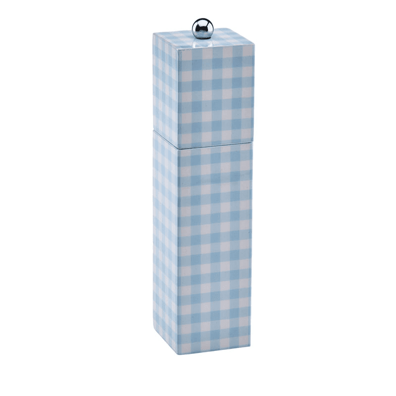 Gingham Grinder, 22cm, Blue