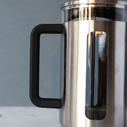 Image showing the Pisa Brushed Stainless Steel Cafetière, 8 Cup, Silver product.