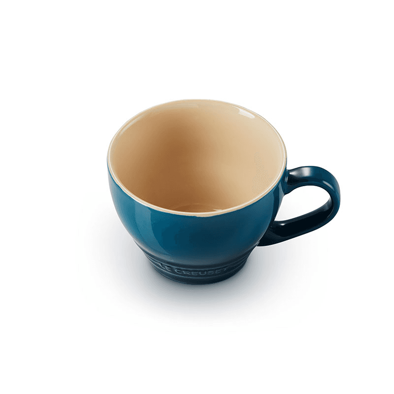 Stoneware Grand mug, L11.4 x W15.1 x H8.2cm, Deep teal