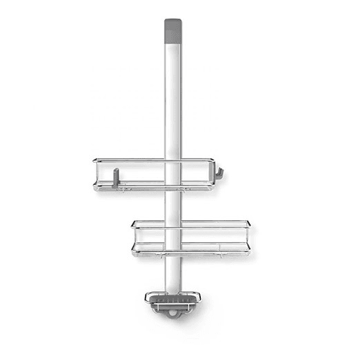 Image showing the Over door shower caddy, H81.5 x W31.5cm, Silver product.