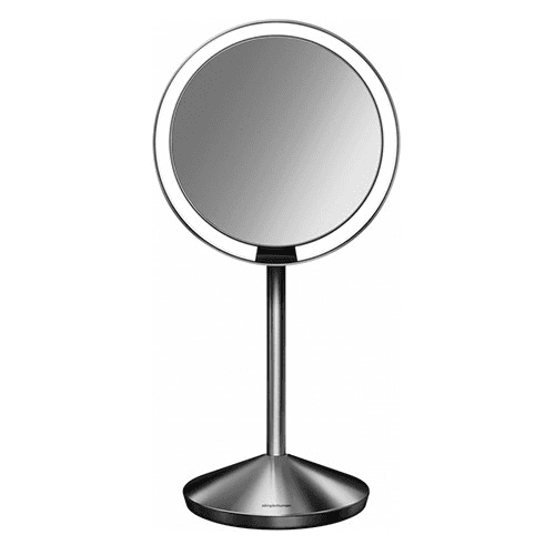 Mini sensor mirror, H29.8 x W14.5cm, Brushed Steel