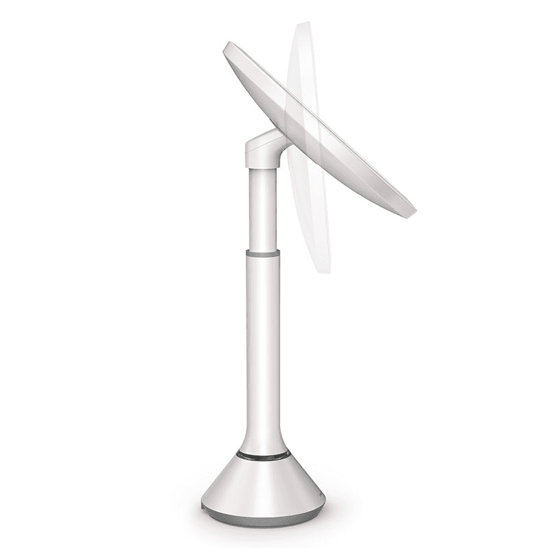 Sensor Mirror with Touch-Control Brightness, D20cm, White Stainless Steel