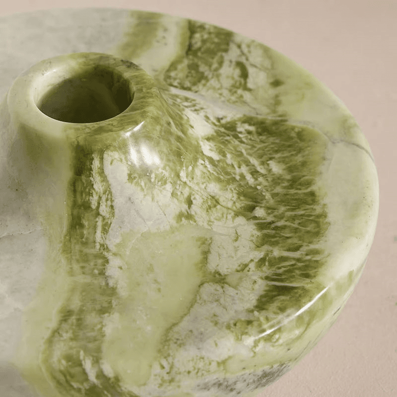 Alma Vase, H10cm, Green
