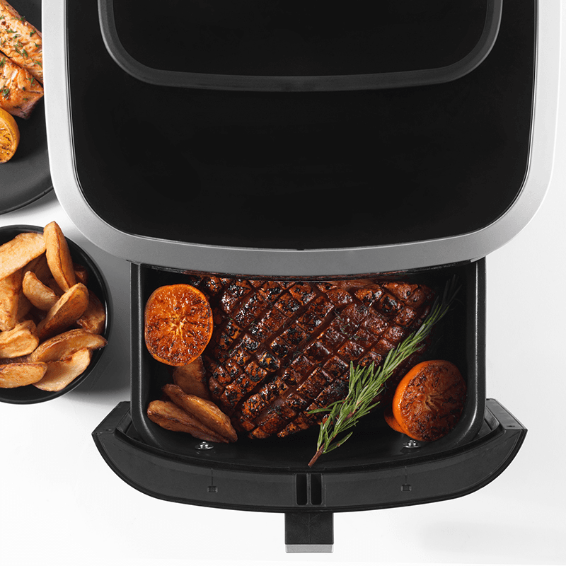 XL Digital Steam Air Fryer, 6.5, Black