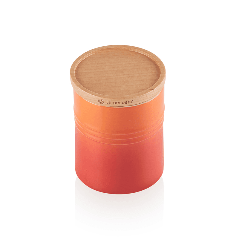 Stoneware Medium storage jar, 10 x 12cm - 540ml, Volcanic