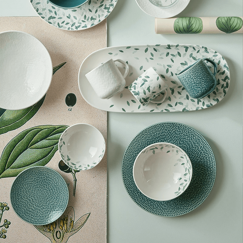 Carve Green Dinner Plate, D27.5cm
