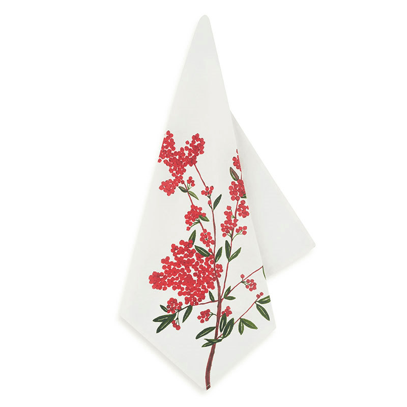 Les Airelles Linen Napkin, 50 x 50cm, Red