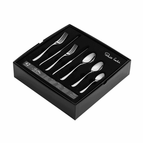 Image showing the Arden Bright 42 piece cutlery set, Stainless Steel product.