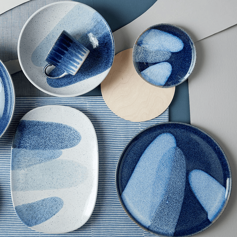 Studio Accent Medium Serving Bowl, D25.5cm, Blue