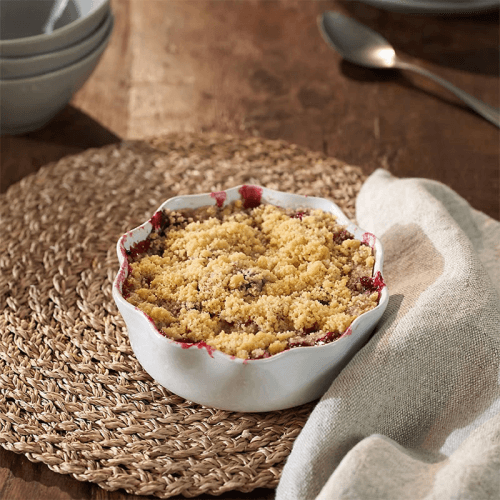 Image showing the Portobello Pie Dish, D17cm, White product.