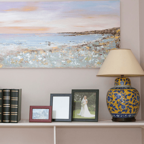 Image showing the Moroccan Unmounted Photo Frame, 7 x 5", Blue product.