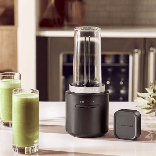 Image showing the Cordless Portable Blender Battery Included, Matt Black product.