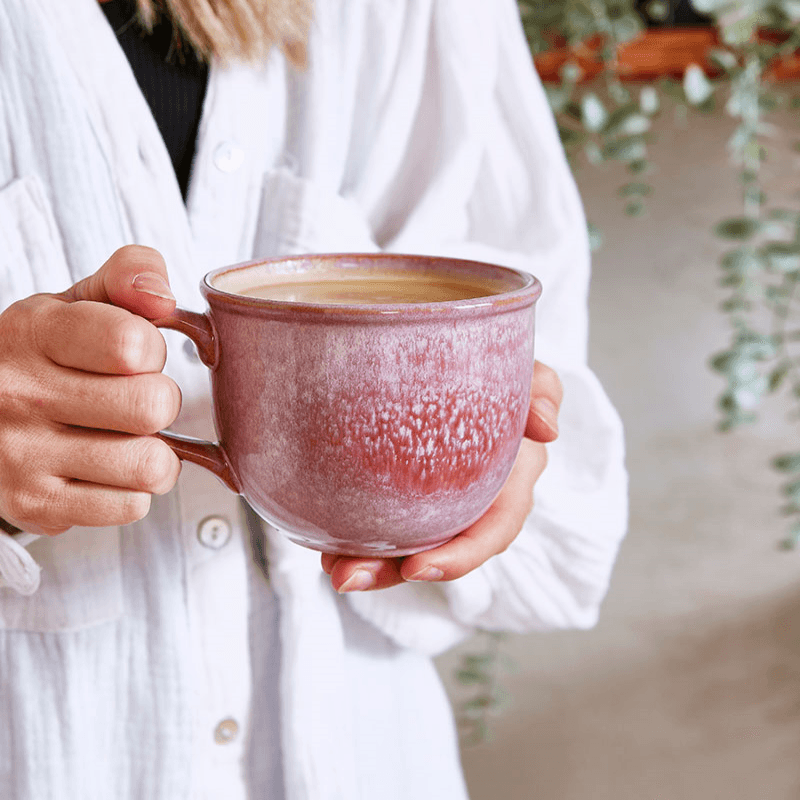 Minerals Set of 4 Mugs, 300ml, Rose Quartz