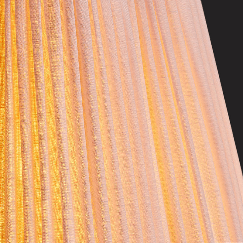 scalloped Shade, 45cm, marshmallow linen