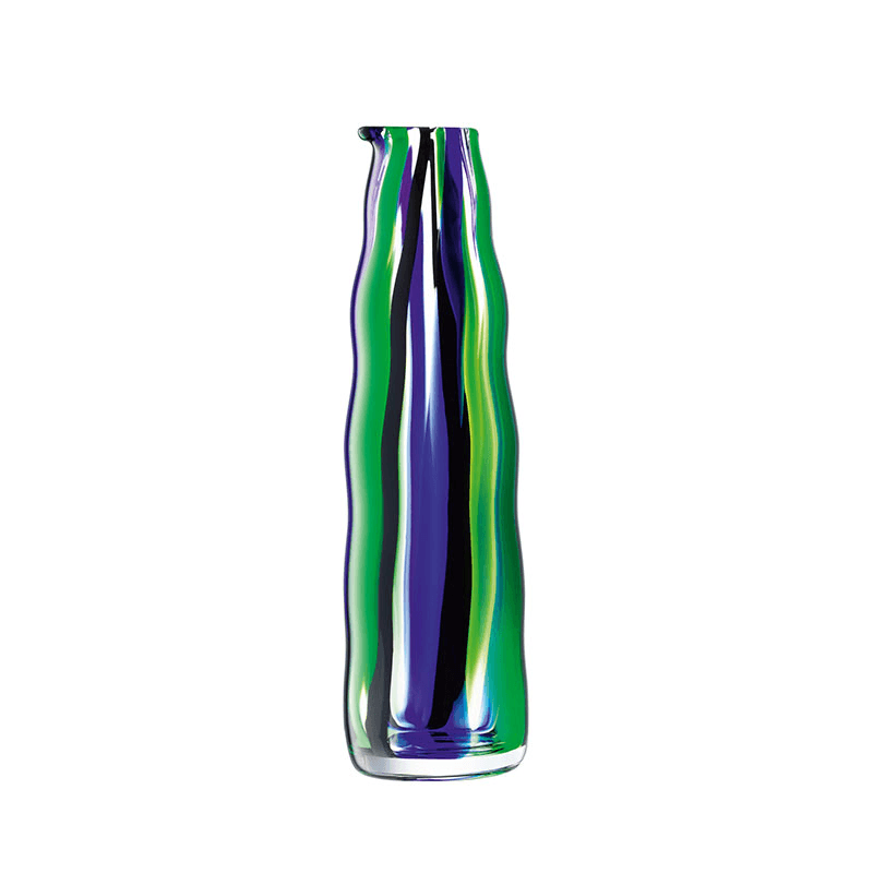 Folk Carafe, 1l, Black/Blue/Green