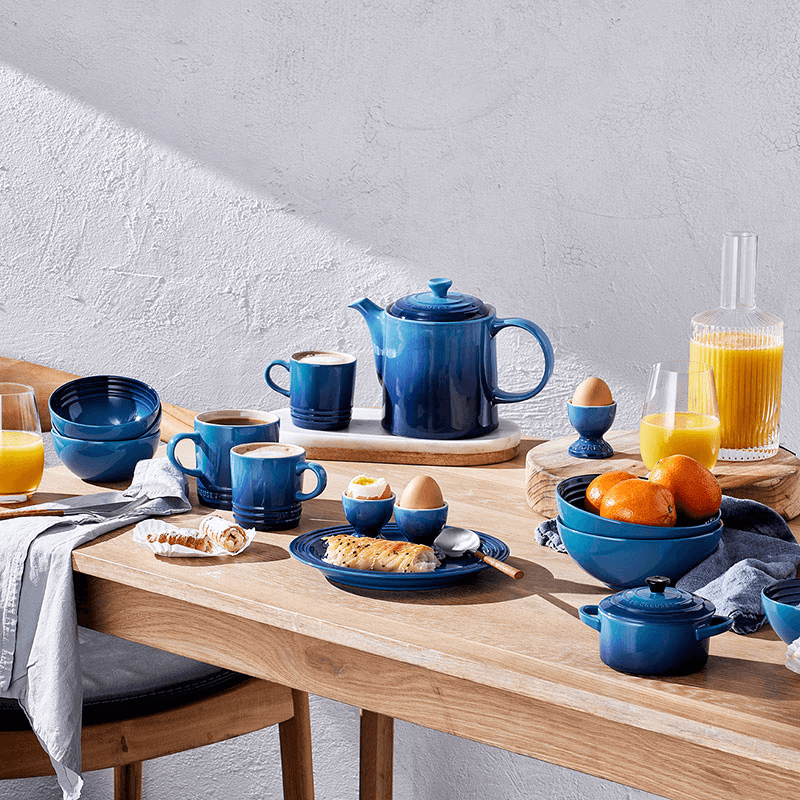 Stoneware Grand Teapot, 1.3L, Azure