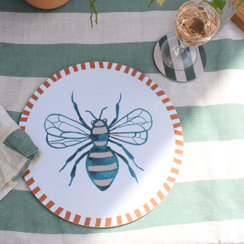 Image showing the Wasp Placemat, D28cm, Multi product.