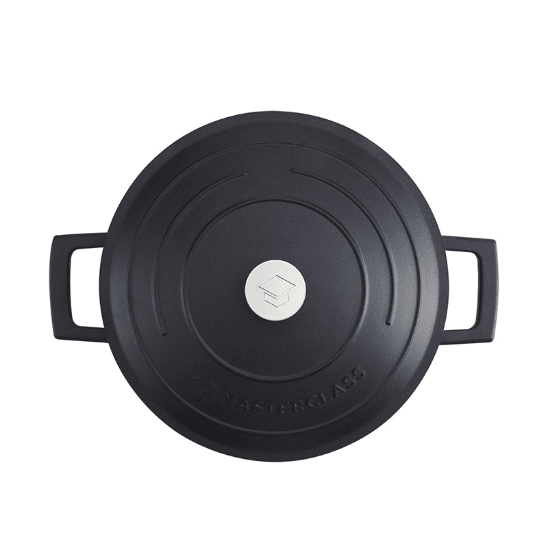 Cast Aluminium Casserole Dish, 2.5L, Black