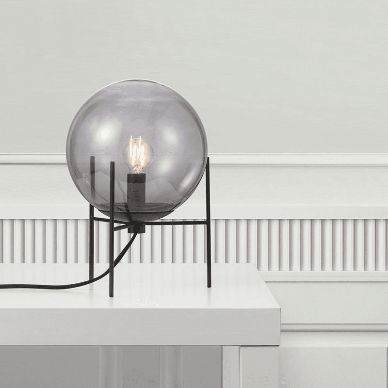 Alton Table Lamp, H29cm, Smoke