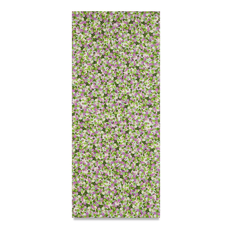 Le Marché aux Fleurs Linen Tablecloth, 300cm x 165cm, Purple/Pink/Green