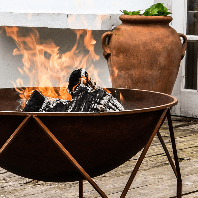 Buckingham Outdoor firebowl, W70cm, Rust