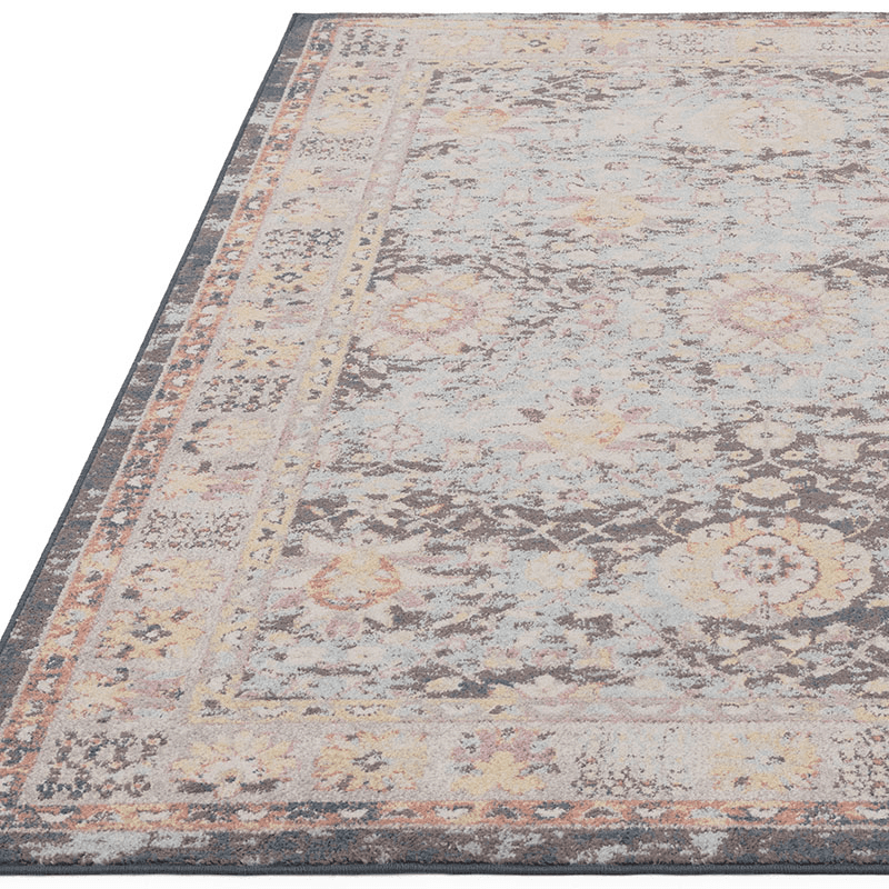 Flores gita classic persian border rug, 200 x 290cm, Multi