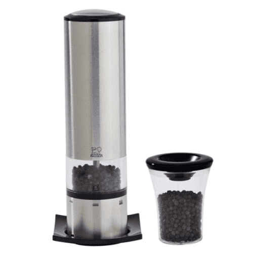Elis Sense u' Select Electric pepper mill, 20cm, Brushed Stainless Steel Finish