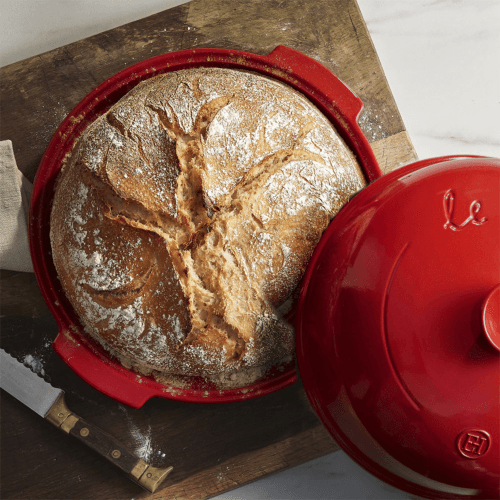 Image showing the Bread cloche, 34 x 29 x 17cm, Burgundy product.