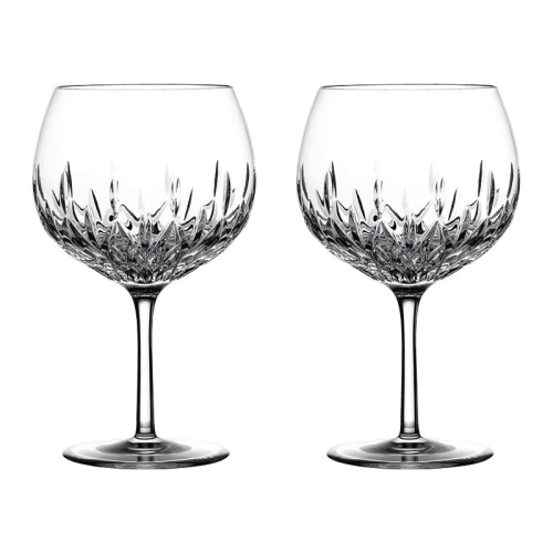 Image showing the Lismore Set of 2 Balloon Glasses, 550ml, Clear product.