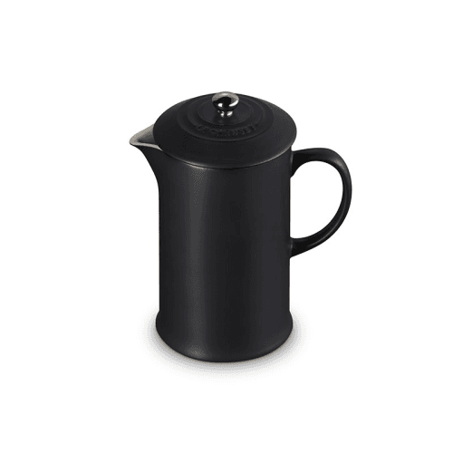 Image showing the Stoneware Cafetiere, 1 litre, Satin Black product.