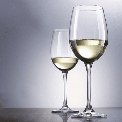 Image showing the Classico Set of 6 White Wine Glasses, 312ml, Clear product.