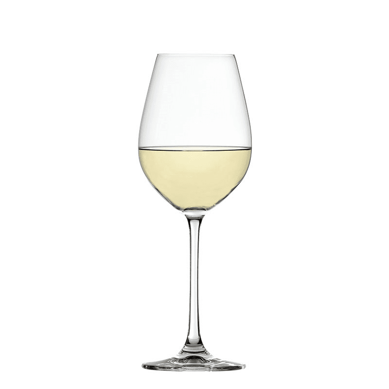 Salute Set of 4 White Wine Glasses, 465ml, Clear