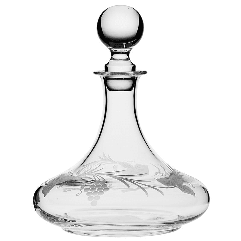 Grapevine Ships Decanter, 750ml, Clear