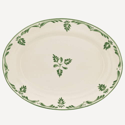 Image showing the Eleanor Platter, 46x 35cm, Forest Green product.